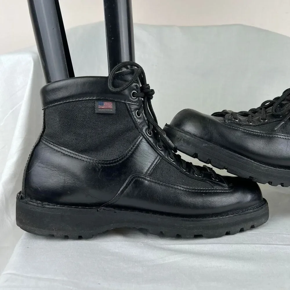 Danner 25200 Black Leather Gore-Tex Lace Up boots Size US 10